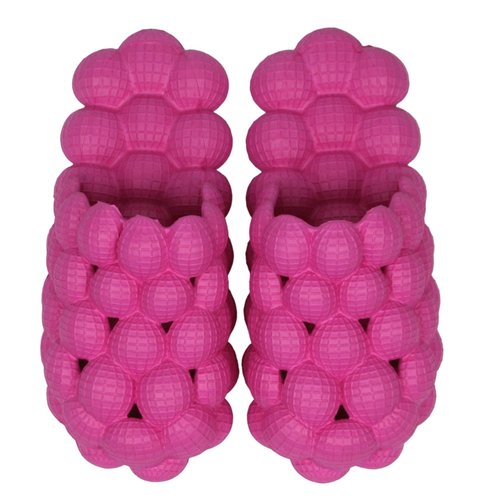 LEPHYON Bubble Slides |Funny Golf Ball Slides| Lightweight Foam Shower Shoes Men|Comfortable Womens Slippers|Stylish Non-Slip Soles Unisex（Babi Pink DIY W11）