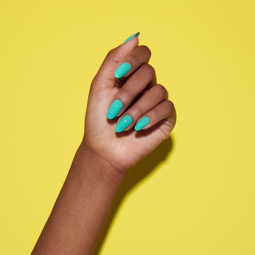 Dazzle Dry Nail Lacquer (Step 3) - Coastal Cabana - A bright semi-sheer aquamarine. Semi-sheer cream. (0.5 fl oz)