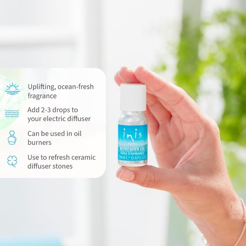 Inis - Energy of the Sea Home Fragrance Refresher Oil | Invigorating Scent, 0.6 Fl Oz