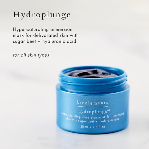 Bioelements Hydroplunge Mask - Lightweight Hyaluronic Acid Formula - 1.7 fl oz - Vegan & Cruelty-Free