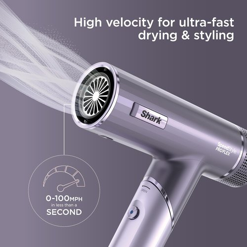 Shark SpeedStyle Pro Flex Hair Dryer System - High-Velocity, Lightweight, Ionic with Scalp Shield & IQ Styling Suite
