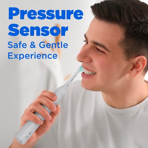Philips Sonicare Rechargeable Toothbrush - DailyClean with SmartTimer & QuadPacer | Includes Smoocu Case