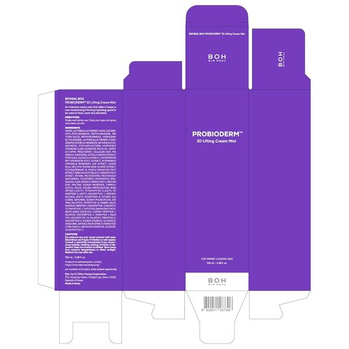 BIOHEAL BOH Probioderm™ 3D Lifting Cream Mist - Hydrating Facial Spray for Glowing Skin | 3.38 fl oz (100 ml)