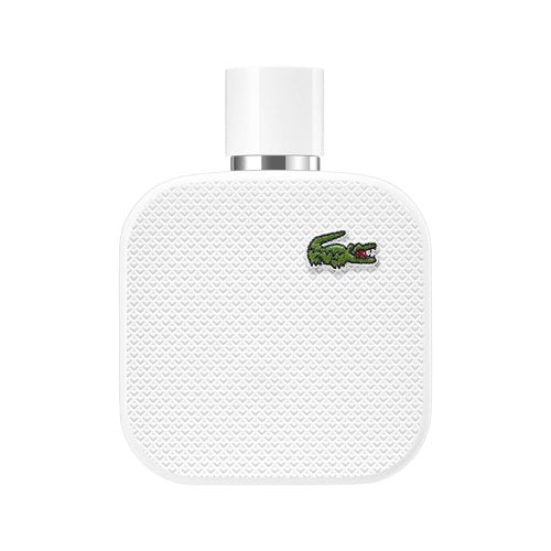 Lacoste L.12.12 Blanc Eau de Toilette - Woody Aromatic Men's Fragrance - Grapefruit, Tuberose & Vetiver Notes