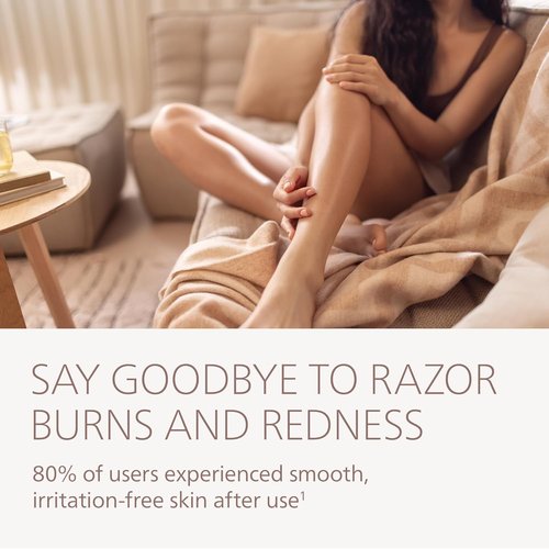 Philips Lady Shaver Series 6000 - Cordless Wet & Dry Electric Shaver | 3-Blade System for Legs & Body, 80 Min Runtime
