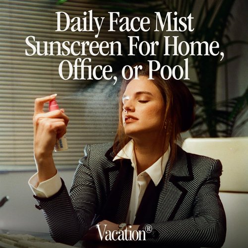 Vacation Super Spritz SPF 50 Face Mist & Air Freshener Bundle, Daily Face Sunscreen Spray, Clean & Lightweight Feel, Water-Resistant, Non-Comedogenic, Vegan, Travel Size, 2.2 Fl. Oz.