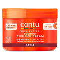 Cantu Coconut Curling Cream - Moisturizing Formula with Shea Butter for Natural Hair, 12 oz