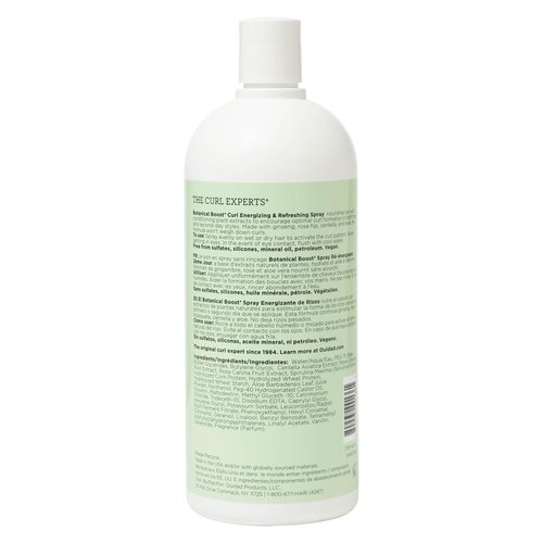 Ouidad Botanical Boost Curl Energizing Spray - Lightweight Curl Refresher for Curly Hair, No-Residue Formula