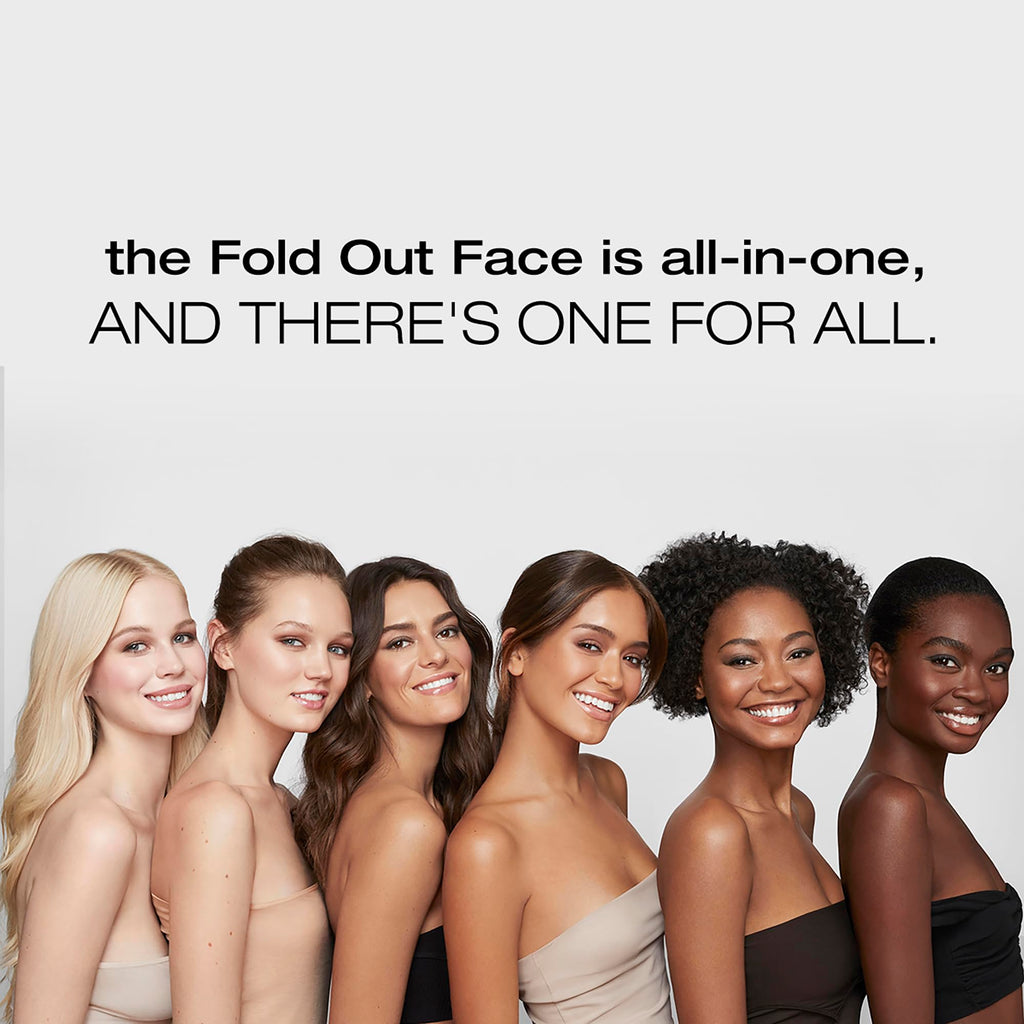 Woosh Beauty Fold Out Complexion | Travel Makeup Palette, Cream & Powder, 6 Shades