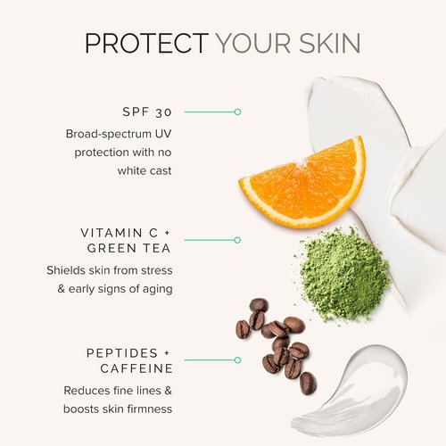 MDSolarSciences Daily Perfecting Moisturizer SPF 30 - Hydrating Face Moisturizer & Sunscreen with Hyaluronic Acid | 1.7 Oz