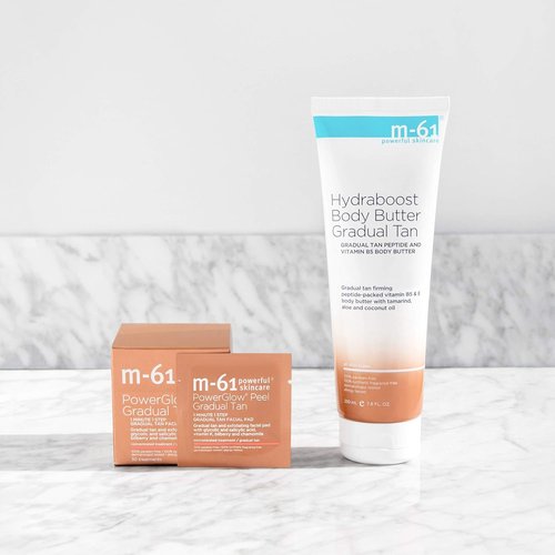 M-61 Hydraboost Gradual Tan Body Butter - Unscented Hydrating Lotion for Streak-Free Glow | 7.8 Fl Oz