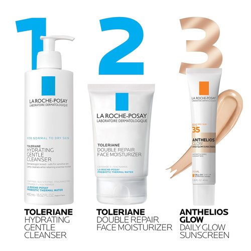 La Roche-Posay Anthelios Glow Tinted Sunscreen - SPF 35, Broad Spectrum, Lightweight Hydration for All Skin Types