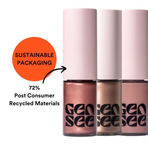 Gen See Mixed Media Matte Liquid Eyeshadow, Shroom – Weightless Long Lasting Matte Eye Color, High Pigment Multi-Use Makeup for Eyes Cheeks Lips, Vegan Cruelty-Free, Made in Italy