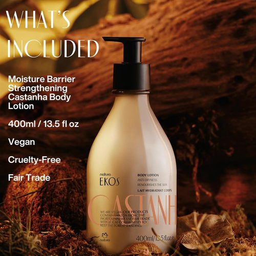Natura Brazil Nut Body Care Trio Bundle - Deeply Hydrating Lotion, Nourishing Oil & Hand Cream | 24H Moisture, Vegan Skincare
