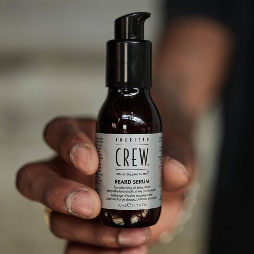 American Crew Beard Conditioner Serum, Conditioning Oil Blend for a Soft, Shiny & Smooth Beard, 1.7 Fl Oz