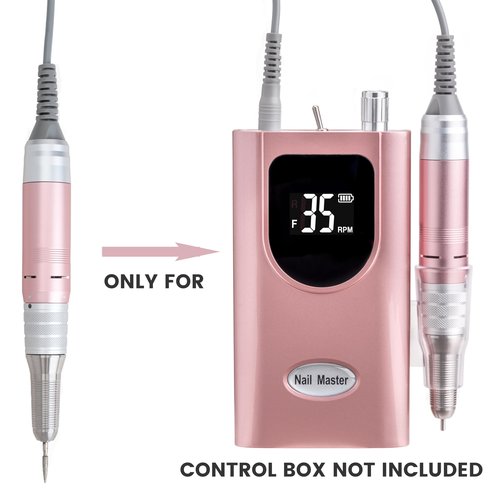 Delanie Handpiece for Delanie Professional Nail Drill Electric Nail File, 35000 RPM Replacement Hand Piece, Rose Gold