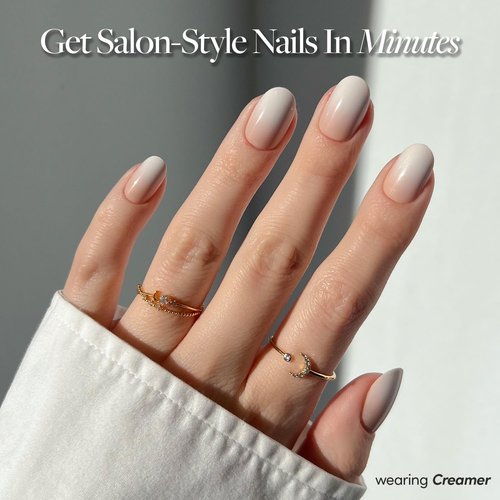 Glamnetic Super Strong Brush On Glue and Press On Nail Remover | Odorless, No Acetone, Gentle Press-On Nails