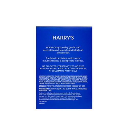 Harry's Bar Soap for Men - Redwood Scented Body Soap Bars | 4 oz, 2 Pack for Refreshing Cleanliness
