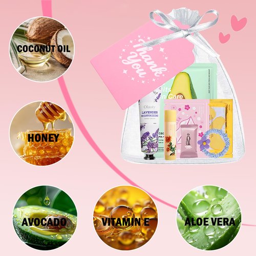 90Pcs Spa Skincare Set for Kids & Women,Skin Care Spa Kit for Girls Ages 8-12,Galentines & Valentines Day Gifts, Under Eye Patches, Lip Mask, Birthday Sleepover Party Supplies for Girls, Bulk Gifts