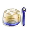 Shiseido Vital Perfection Eye Cream - Uplifting & Firming Formula - 15 mL with Massage Roller Tool