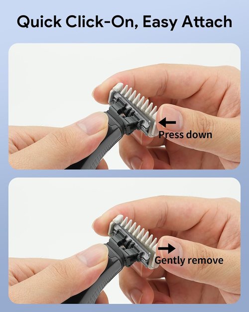Guard Combs | Skin Protector & 3mm Body Comb Set for O Blade QP Series - 2 Piece Accessory Set