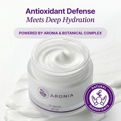 Regine Switzerland Aronia Extract Day & Night Cream - Antioxidant Hydrating Moisturizer for Face & Neck, 1.76 oz