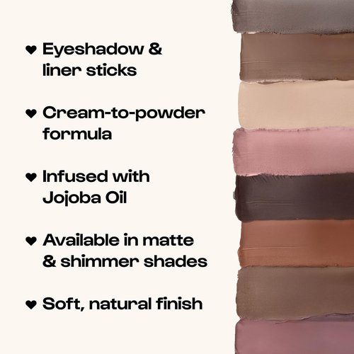 ALLEYOOP 11th Hour Waterproof Cream Eyeshadow Stick - Long-Lasting Smudge-Proof Eye Shadow & Eyeliner in Smoky Amethyst Shimmer