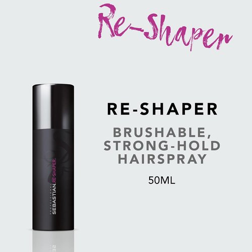 Sebastian Professional Re-Shaper Hairspray - Humidity Resistant, Strong Hold | Brushable Control for All Hair Types