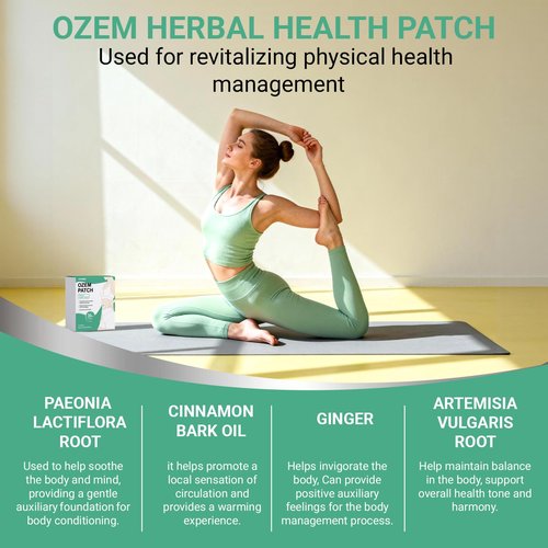 Enndppl Upgraded Herbal Wellness Patch. Made with natural herbal ingredients, gentle and non-irritating. Comfortable for all-day wear. Ozem Patch, 30 patches per pack.