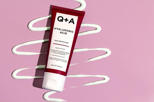 Q+A Hyaluronic Acid Daily Moisturizer - Hydrating Face Cream with Polyglutamic Acid | 75ml, Fragrance-Free for Soft, Even Skin