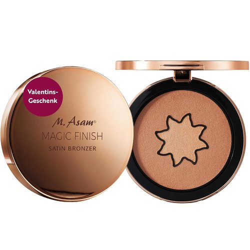 M. Asam MAGIC FINISH Satin Bronzer - 4-in-1 Creamy Soft Bronzer Powder in Gold & Hazel (0.22 oz)