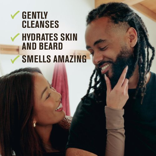 Every Man Jack Beard + Face Wash - Subtle Sea Salt Fragrance - Deep Cleans, Conditions, and Softens Your Beard and Skin Underneath - Naturally Derived with Coconut Oil, Glycerin, and Coconut - 6.7-fl oz (2 Pack)