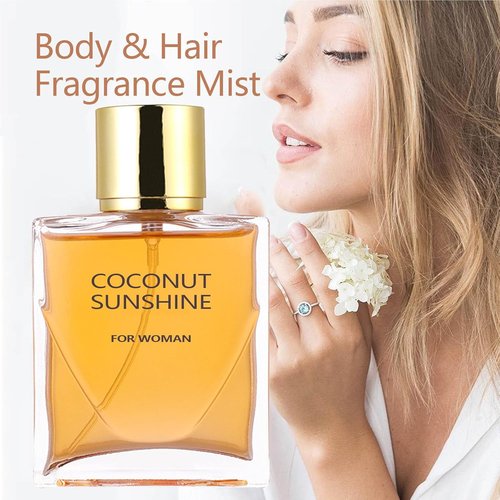 Coconut Sunshine Perfume - Women's Vanilla Fragrance | 60ml Yellow Bottle by Coconut Sunshine