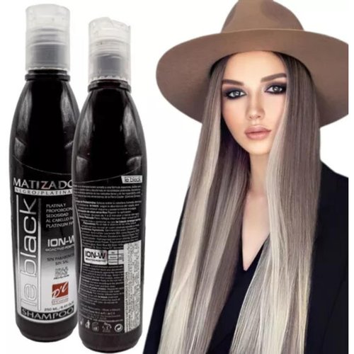 Le Black Purple Shampoo for Color-Treated Hair – Anti-Brass Toning Shampoo 16.91 fl oz – Enhances & Maintains Blonde, Silver & Gray Hair – Gentle Color-Safe Formula