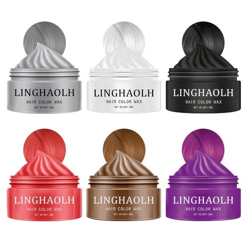 Skiennix Temporary Hair Color Wax - Instant Hair Dye for Festivals & Parties | 6 Vibrant Colors Available