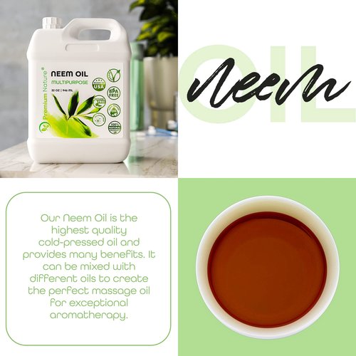Neem Oil for Plants Indoor and Outdoor Gardening Pure Unrefined Cold Pressed Spray Refill Neem Oil Spray for Indoor Plants Neem Cake Organic Neem Oil for Skin Neem Oil for Hair Need Oil 16 oz