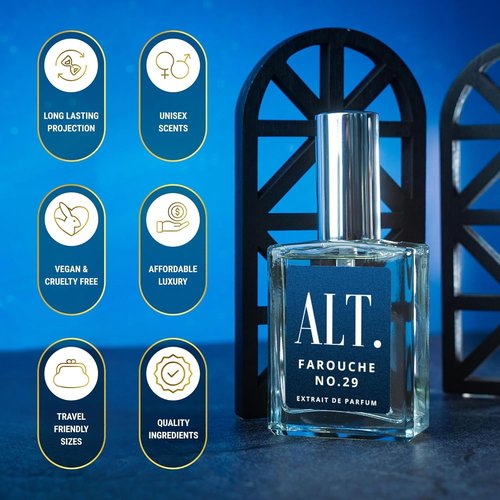 ALT. FRAGRANCES Farouche No. 29 - Bold Citrus Vanilla Extrait de Parfum for Men, 100ml
