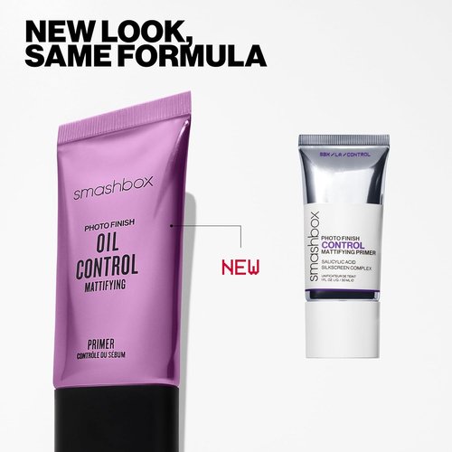 Smashbox Photo Finish Oil Control Primer - Mattifying Makeup Primer with Salicylic Acid & Witch Hazel, 12-Hour Wear