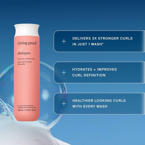 Living Proof Curl Shampoo & Conditioner Duo - Strengthens & Defines Wavy, Curly, Coily Hair