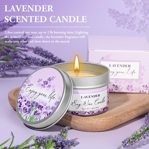 Gifts for Women, Lavender Gift Baskets, Birthday Gifts for Women, Bath and Body Relaxing Spa Gifts Self Care Gifts Care Package Home Spa Bath Gifts for Mom Sister Wife Female Friends Coworker Employee