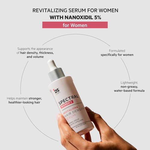 DS Labs Spectral Women's Hair Density Serum - Lightweight, Fast-Absorbing Formula for Thicker Hair | 60mL