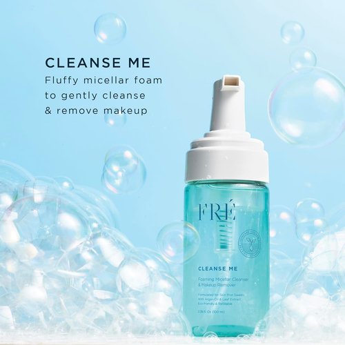 FRÉ Micellar Foaming Cleanser - Hydrating Makeup Remover & Impurity Eliminator, Vegan Formula