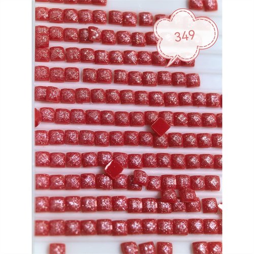 76000PCS Fairy Beads for Diamond Painting, Diamond Painting Accessories, 76 Colors Square Drills for Crafts, Bead Art or Nails Art, 2.5MM