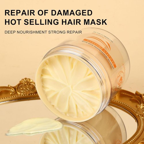 **Skiennix Argan Oil Hair Mask - Deep Repair Conditioning Treatment for All Hair Types | 16.9 fl oz + 2 fl oz**