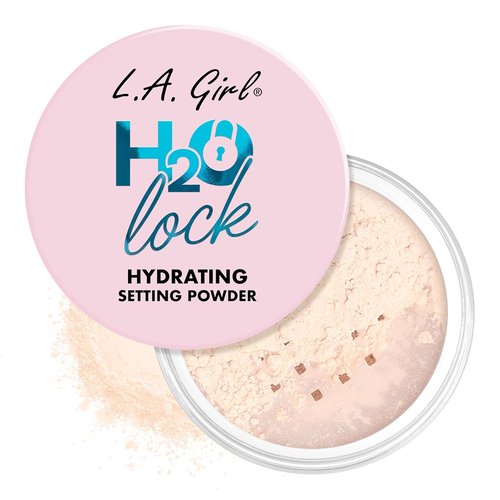 L.A. Girl H2O Lock Hydrating Setting Powder - Long-Lasting, Lightweight Formula | 0.35 oz
