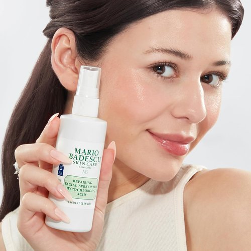 Mario Badescu Repairing HOCl Facial Spray - Soothes Irritated Skin & Reduces Redness | pH Balancing, Fragrance-Free