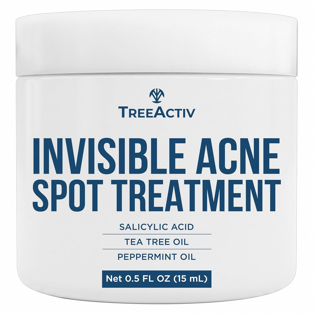 TreeActiv Acne Spot Cream - Clear-Drying Formula with Salicylic Acid & Tea Tree Oil | 150+ Uses for Acne-Prone Skin