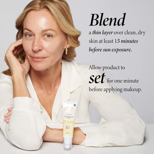 LAURA GELLER NEW YORK Spackle Skin Perfecting Primer Broad Spectrum Sunscreen SPF 30 - Primer for Face Before Makeup with Sun Protection for a Dewy Glow