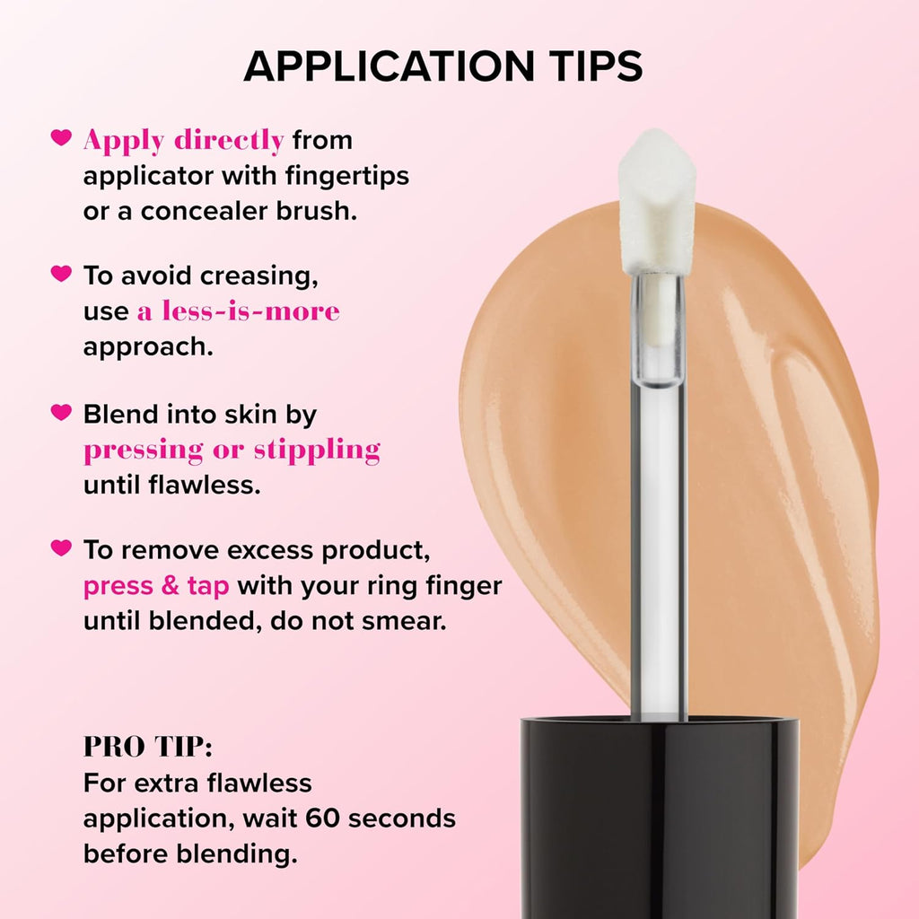 Too Faced Born This Way Concealer - Full Coverage, Non-Comedogenic & Long Lasting | Infused with Hyaluronic Acid & Coconut Water