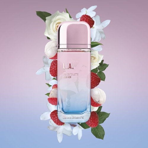 Dicora Urban Fit LA Perfume for Women - Long-Lasting Fragrance with Raspberry, Lychee & Rose - 5.07 oz EDT Spray